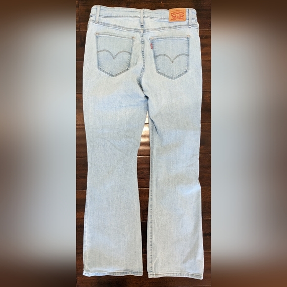 Levi's 725 High Rise Bootcut jeans, light wash, Size 31 - Picture 2 of 8